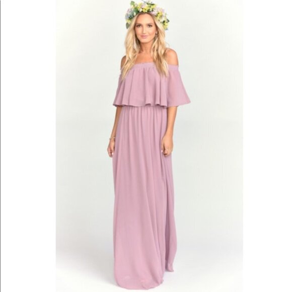 Show me your MUMU Hacienda Maxi Dress antique rose - Picture 1 of 5